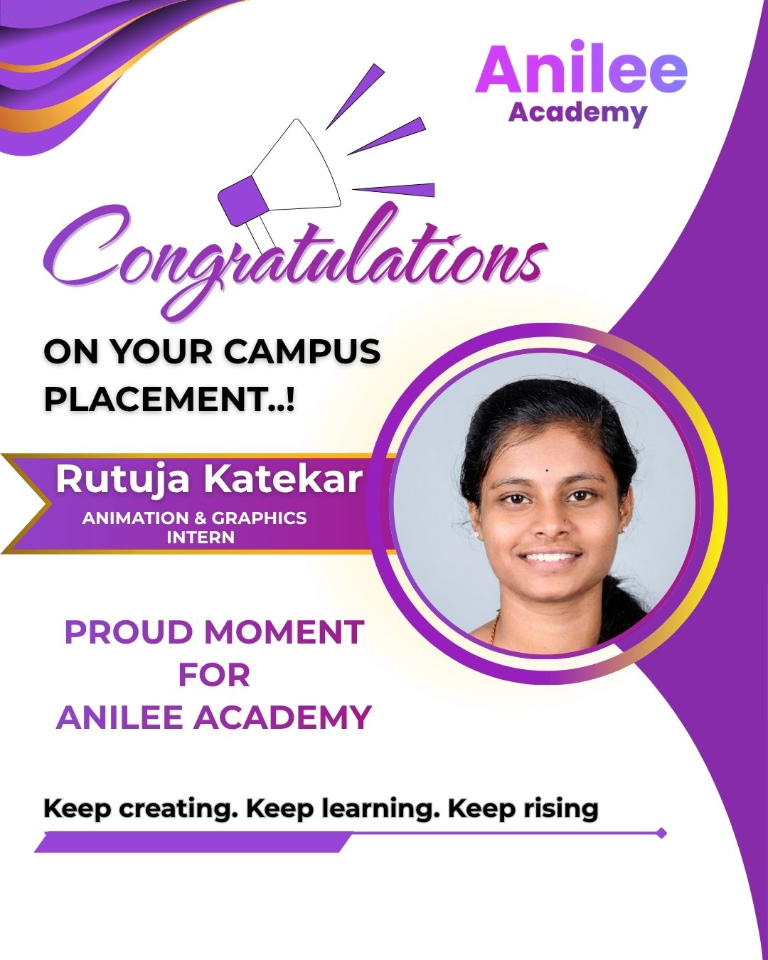 Rutuja Katekar — Animation & Graphics Intern