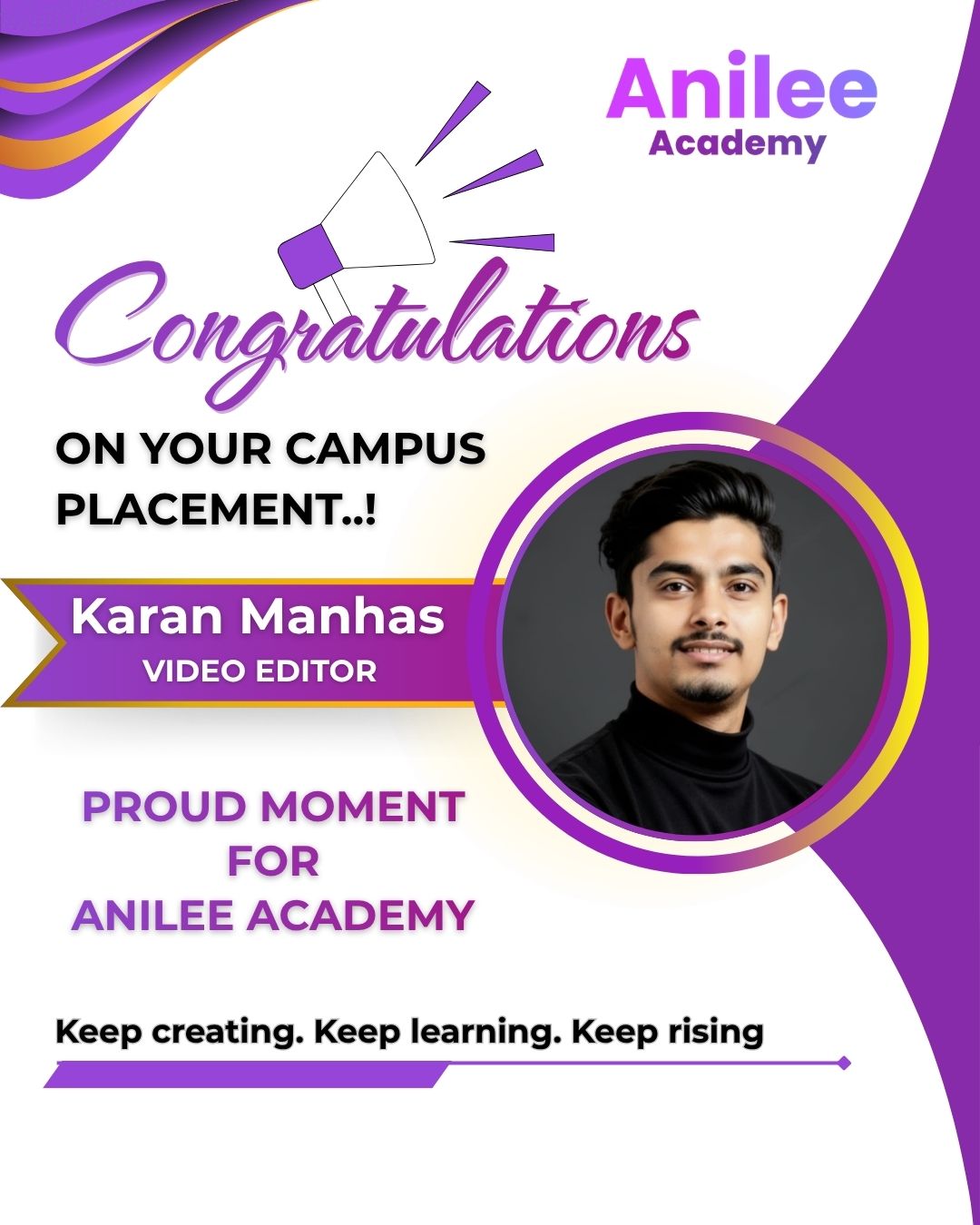 Karan Manhas — Video Editor