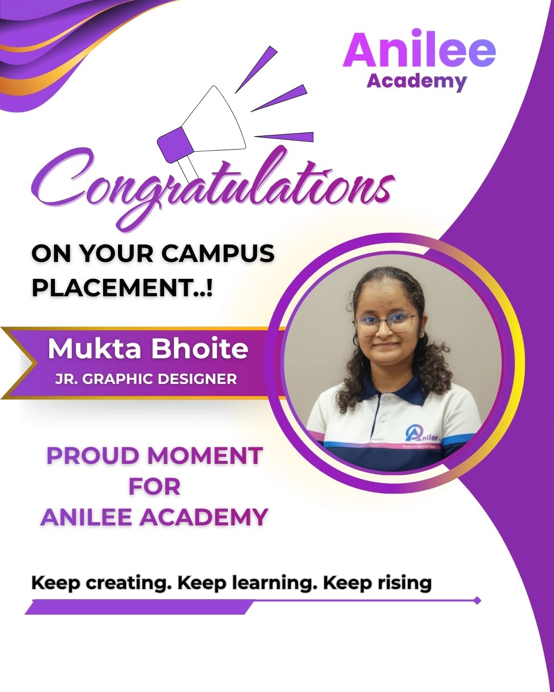 Mukta Bhoite — Jr. Graphic Designer